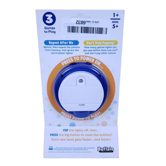 Pop It Go - The Original Light Up Colorful Pattern Popping Game NEW - Picture 2 of 4